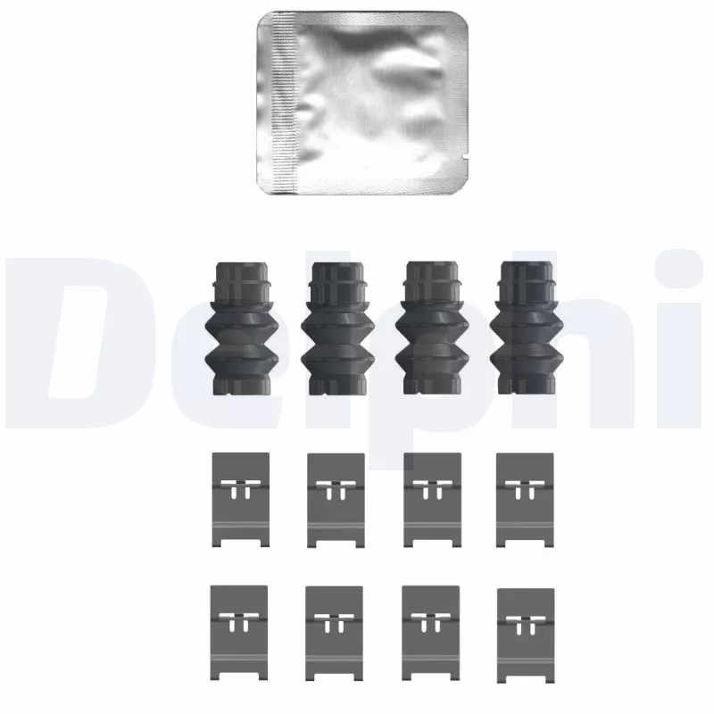 Kit d'accessoires, plaquette de frein à disque DELPHI LX0753