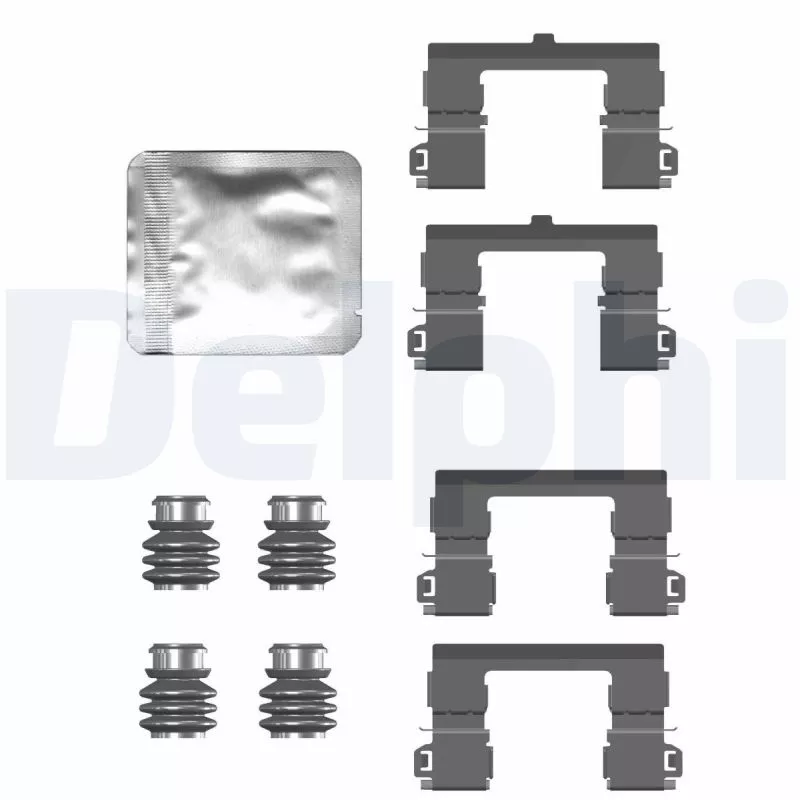Kit d'accessoires, plaquette de frein à disque DELPHI LX0754