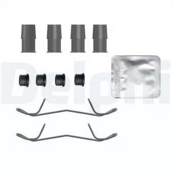 Kit d'accessoires, plaquette de frein à disque DELPHI LX0773