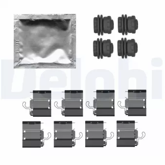 Kit d'accessoires, plaquette de frein à disque DELPHI LX0787