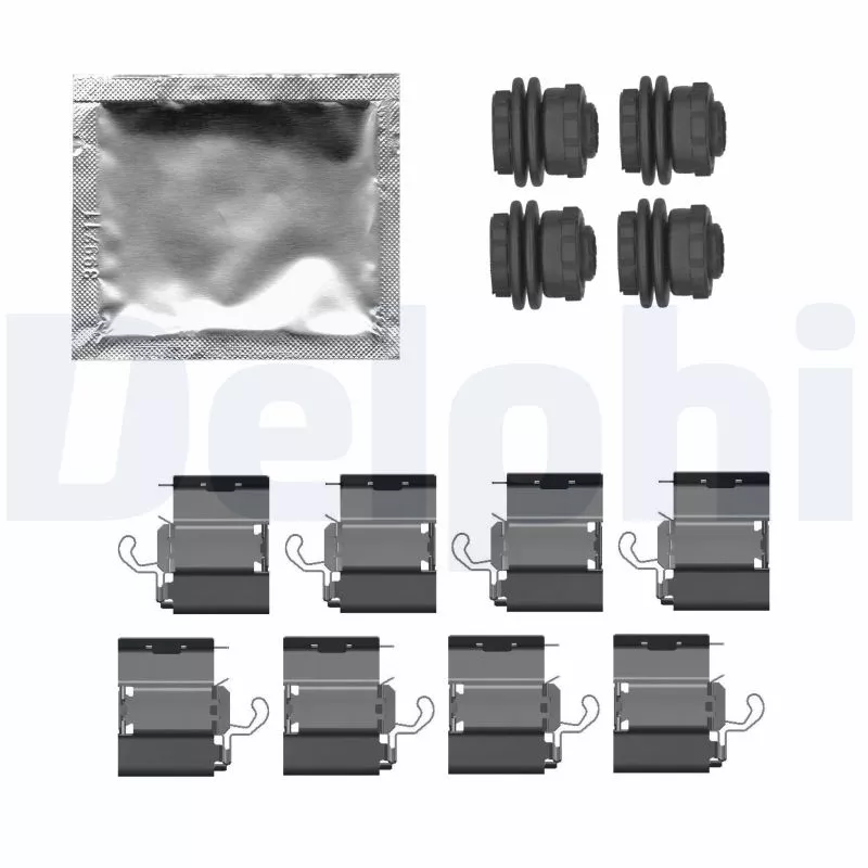 Kit d'accessoires, plaquette de frein à disque DELPHI LX0787