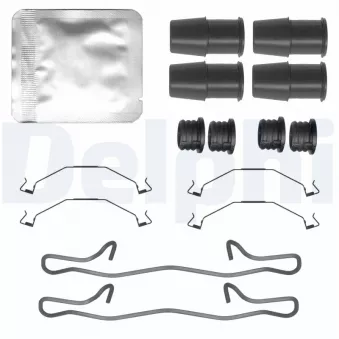 Kit d'accessoires, plaquette de frein à disque DELPHI LX0790