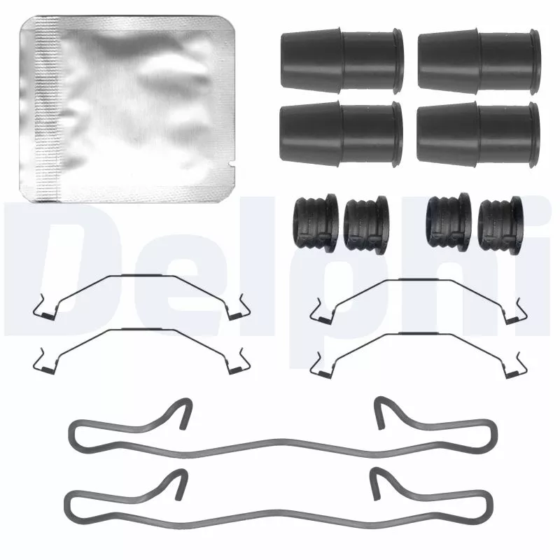 Kit d'accessoires, plaquette de frein à disque DELPHI LX0790