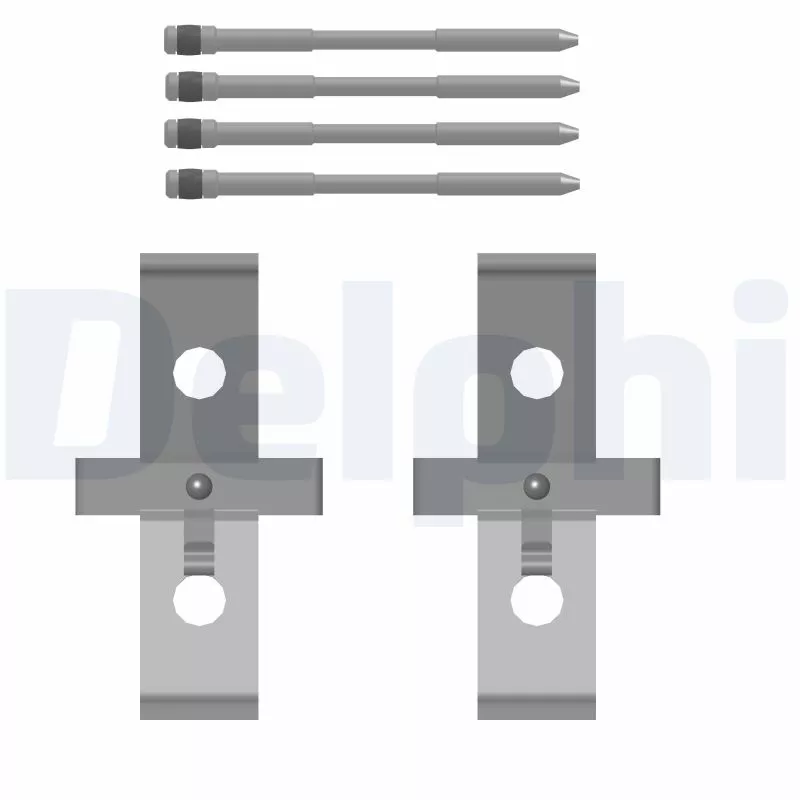 Kit d'accessoires, plaquette de frein à disque DELPHI LX0793