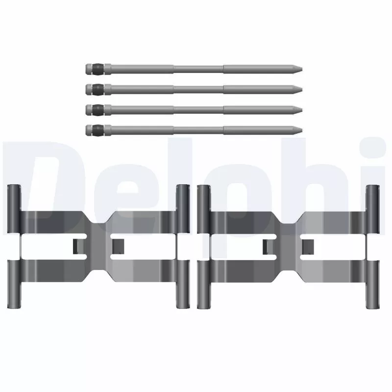 Kit d'accessoires, plaquette de frein à disque DELPHI LX0796
