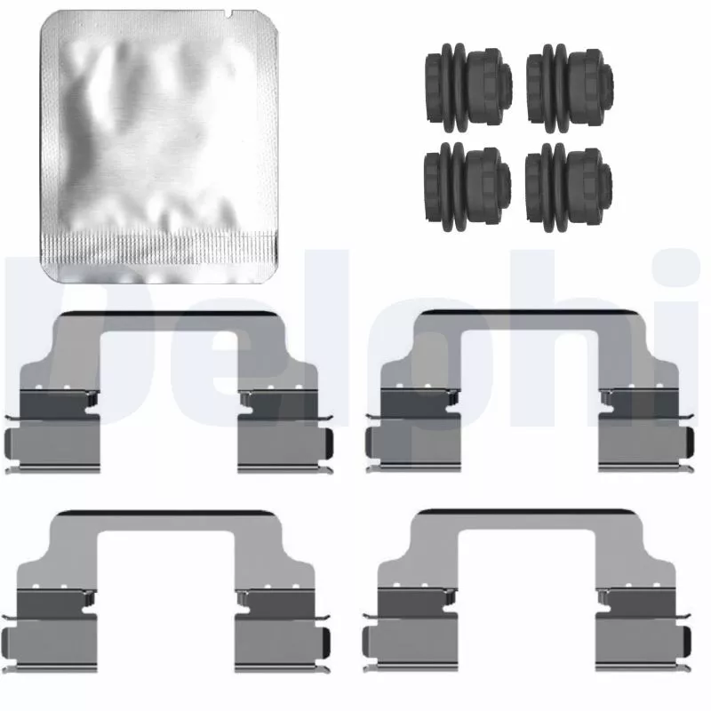 Kit d'accessoires, plaquette de frein à disque DELPHI LX0801