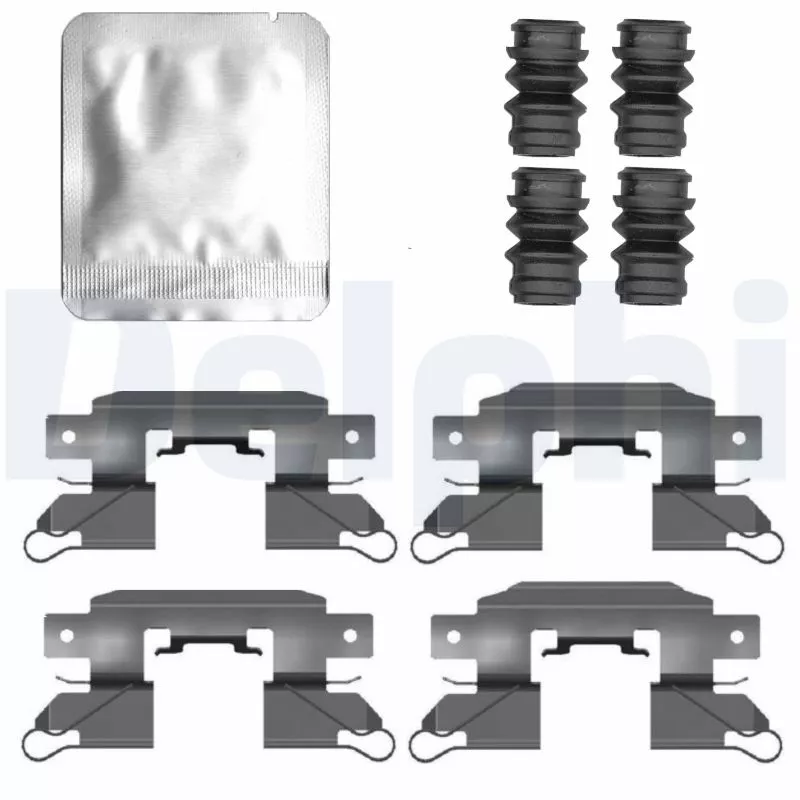 Kit d'accessoires, plaquette de frein à disque DELPHI LX0802