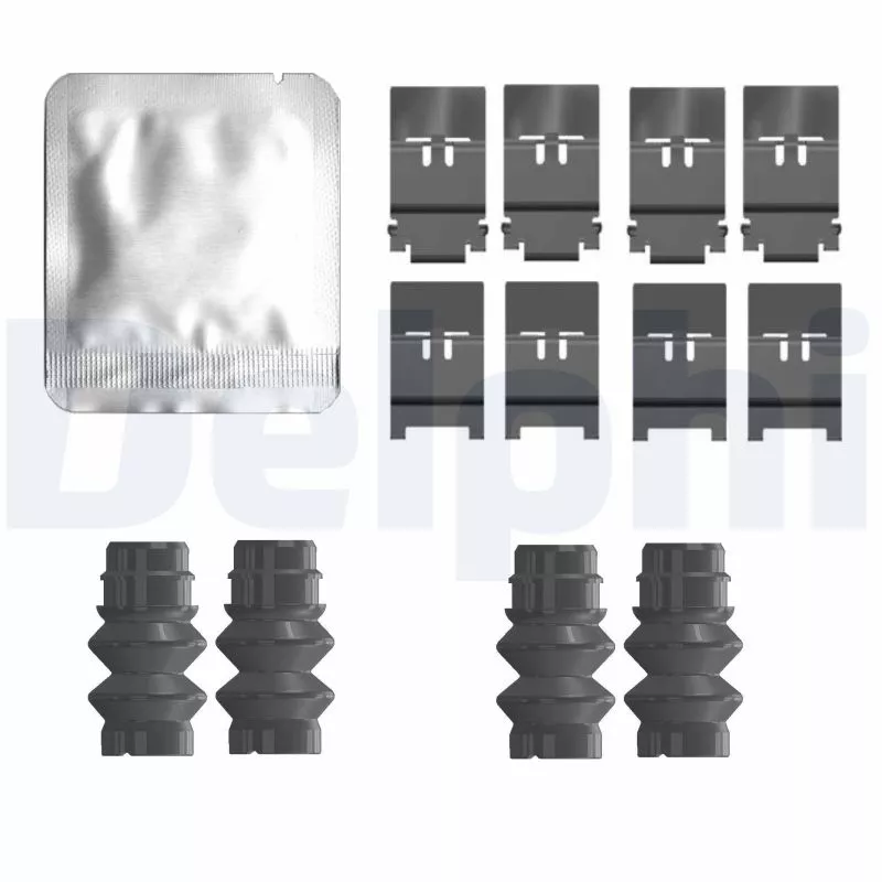Kit d'accessoires, plaquette de frein à disque DELPHI LX0803
