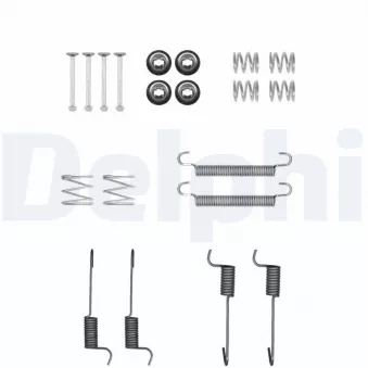 Kit d'accessoires, mâchoires de frein de stationnement DELPHI LY1423