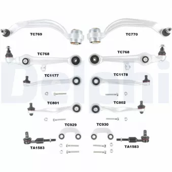 Kit de réparation, bras triangulaire DELPHI TC1300KIT