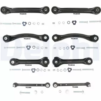 Kit de réparation, bras triangulaire DELPHI TC1600KIT