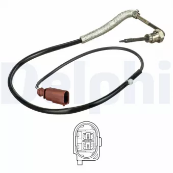 Capteur, température des gaz DELPHI TS30152