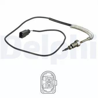 Capteur, température des gaz DELPHI TS30158