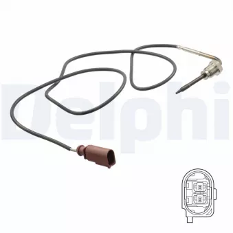 Capteur, température des gaz DELPHI