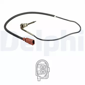 Capteur, température des gaz DELPHI TS30160