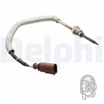 Capteur, température des gaz DELPHI