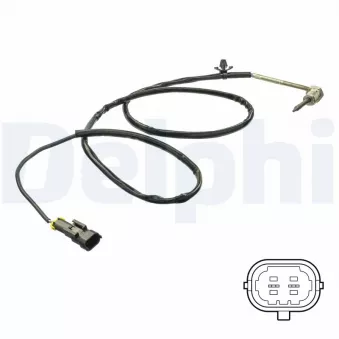 Capteur, température des gaz DELPHI