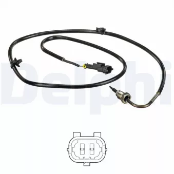 Capteur, température des gaz DELPHI