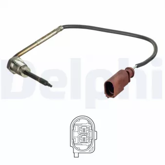 Capteur, température des gaz DELPHI TS30180