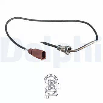 Capteur, température des gaz DELPHI