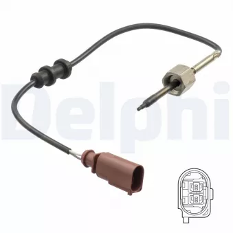Capteur, température des gaz DELPHI