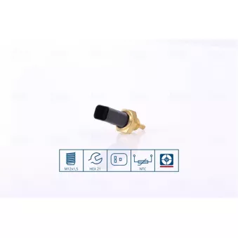 Sonde de température, liquide de refroidissement NISSENS 207001