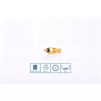Sonde, température du liquide de refroidissement NISSENS 207002