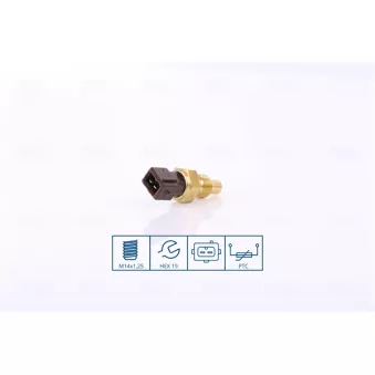 Sonde de température, liquide de refroidissement NISSENS 207014