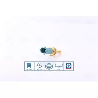 Sonde de température, liquide de refroidissement NISSENS 207019