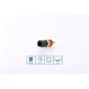 Sonde de température, liquide de refroidissement NISSENS 207029