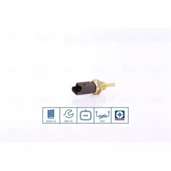 Sonde de température, liquide de refroidissement NISSENS 207034
