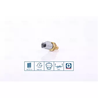 Sonde de température, liquide de refroidissement NISSENS 207043