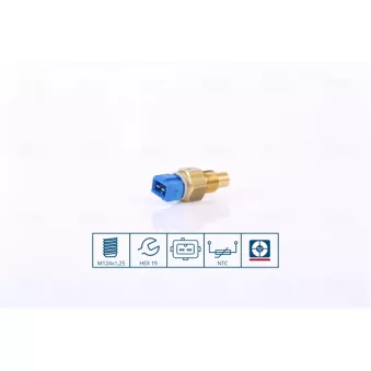 Sonde de température, liquide de refroidissement NISSENS 207049