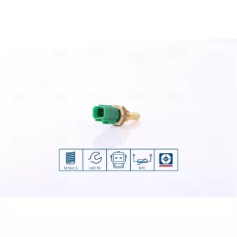Sonde de température, liquide de refroidissement NISSENS 207056
