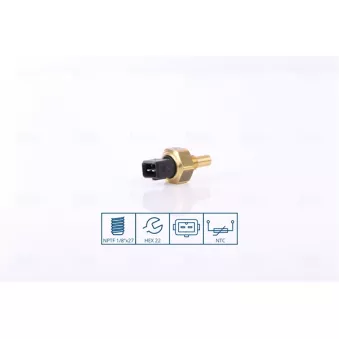 Sonde de température, liquide de refroidissement NISSENS 207060