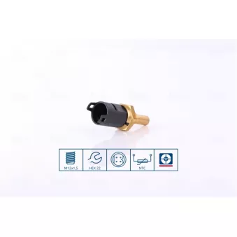 Sonde de température, liquide de refroidissement NISSENS 207080