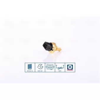Sonde de température, liquide de refroidissement NISSENS 207088