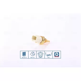 Sonde de température, liquide de refroidissement NISSENS 207098