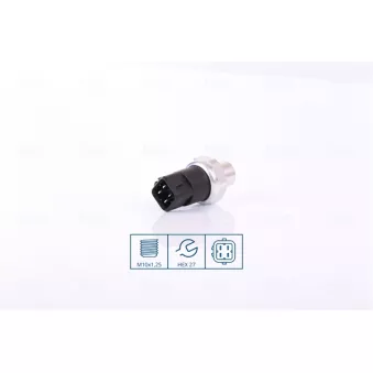 Pressostat, climatisation NISSENS 301036