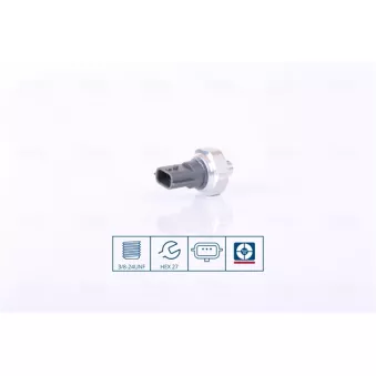 Pressostat, climatisation NISSENS 301038