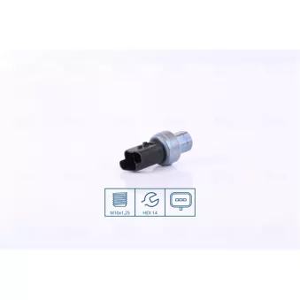 Pressostat, climatisation NISSENS 301104