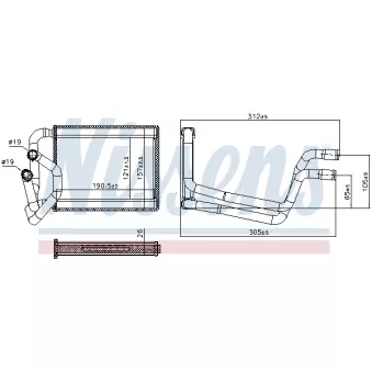 Système de chauffage NISSENS 707245
