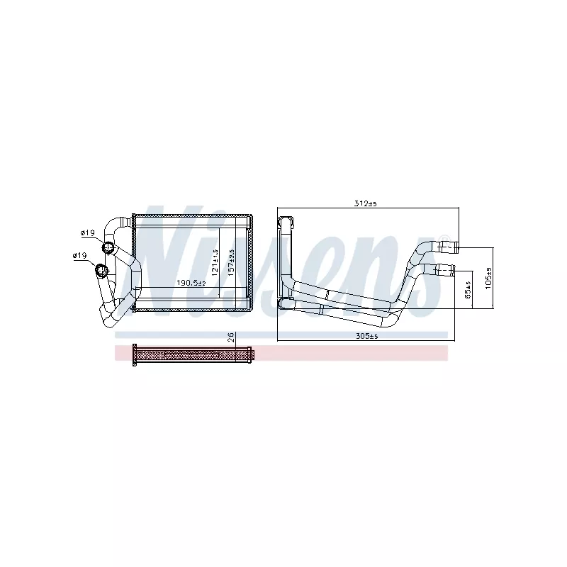 Système de chauffage NISSENS 707245