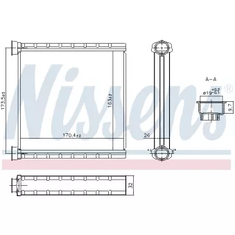 Système de chauffage NISSENS 707278