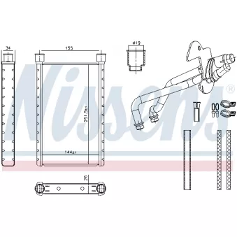 Système de chauffage NISSENS 707282