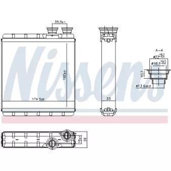Système de chauffage NISSENS 707302
