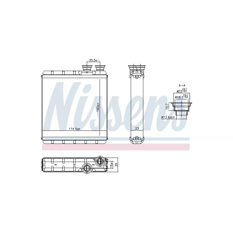 Système de chauffage NISSENS 707302