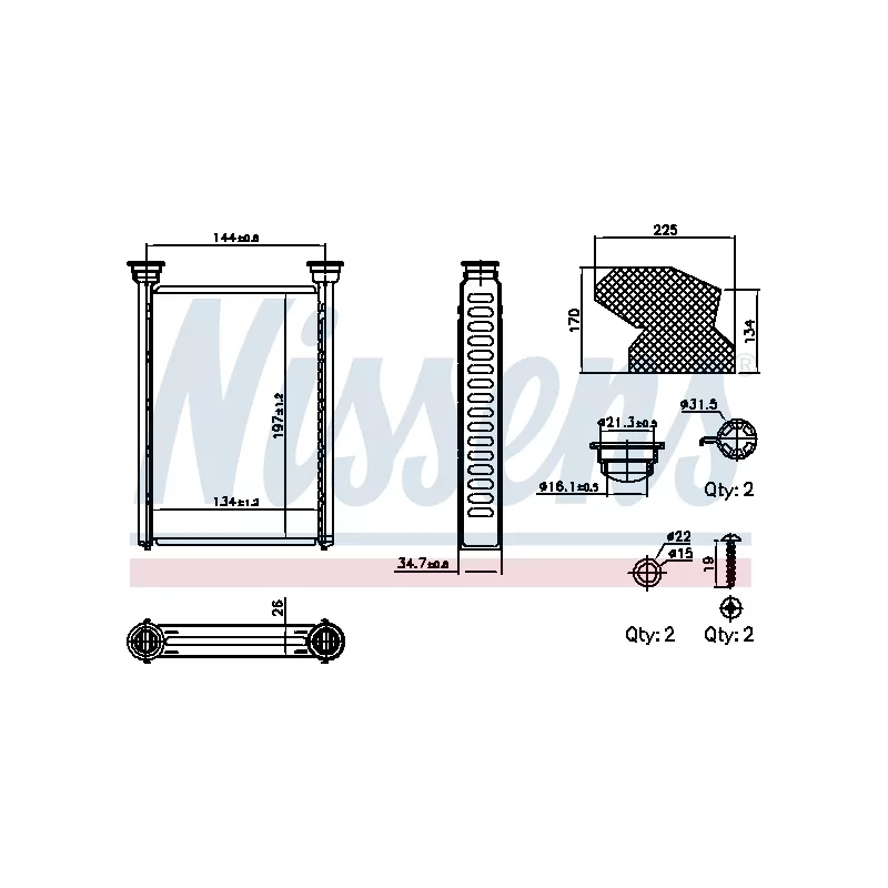 Système de chauffage NISSENS 707309