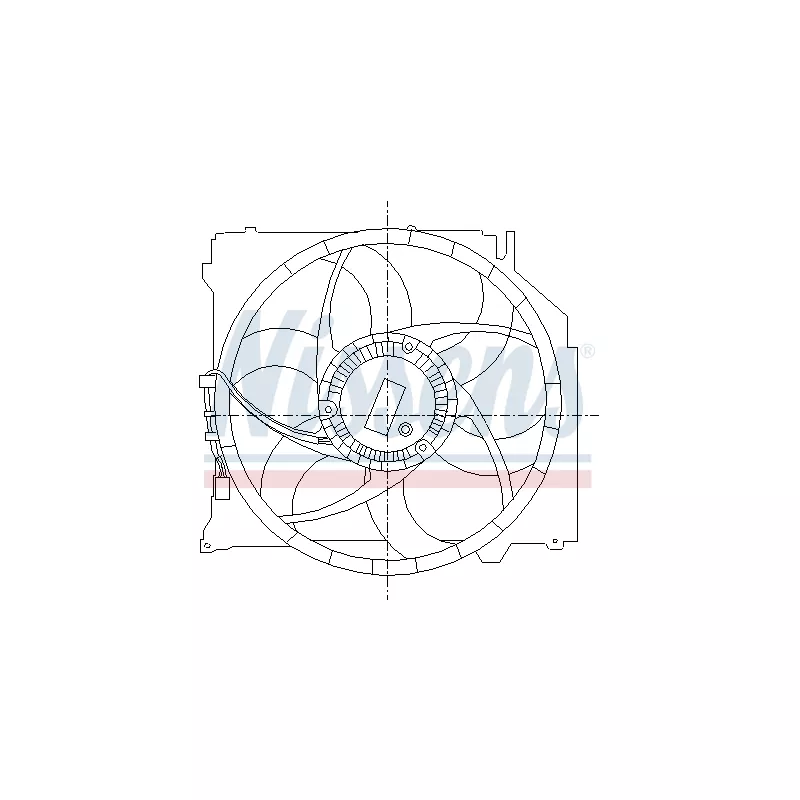 Ventilateur, refroidissement du moteur NISSENS 85066