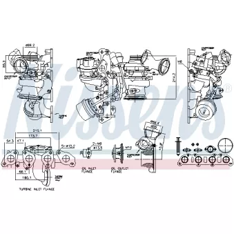 Turbocompresseur, suralimentation NISSENS 93508